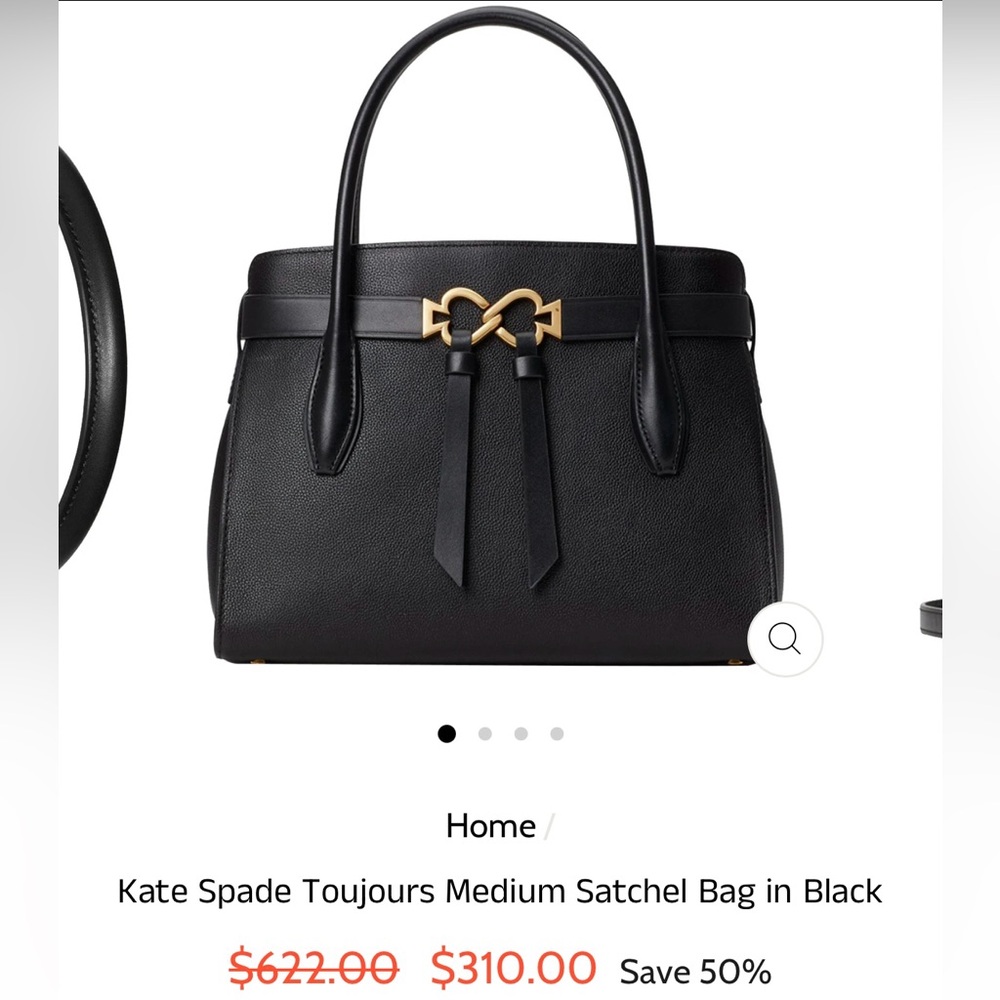 Kate Spade Toujours Medium Satchel Bag Crossbody Pristine Condition❣️Sold Out